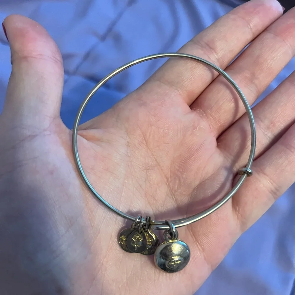 Alex and ani rose tourmaline bracelet
